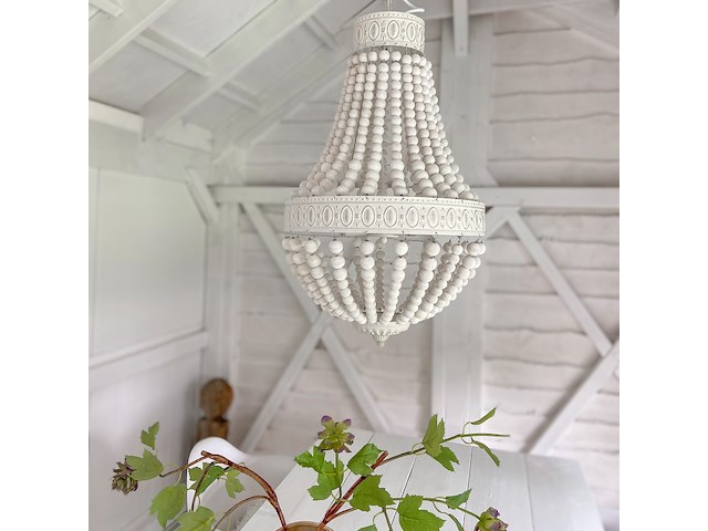 Hanglamp ella mexlite, 10191w, wit, nieuw in doos - afbeelding 2 van  8