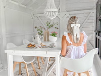 Hanglamp ella, mexlite, 10191w, wit, nieuw in doos - afbeelding 3 van  8