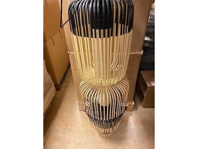 Hanglamp, forestier, bamboo, ca. 138cm - afbeelding 2 van  5