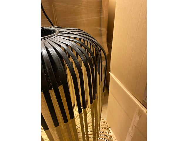 Hanglamp, forestier, bamboo, ca. 138cm - afbeelding 4 van  5