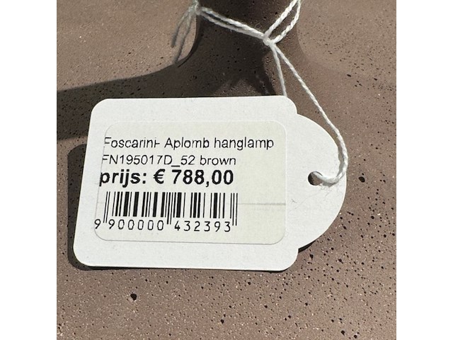 Hanglamp, foscarini, aplomb, bruin - afbeelding 2 van  4