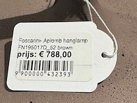 Hanglamp, foscarini, aplomb, bruin - afbeelding 2 van  4