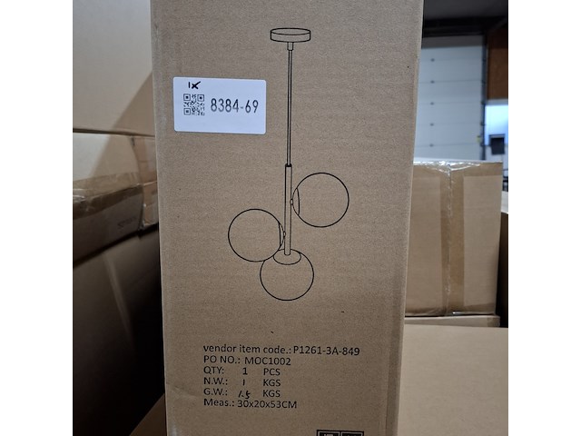 Hanglamp, furniqs, crystal - afbeelding 3 van  3