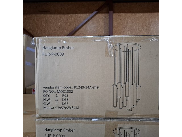 Hanglamp, furniqs, ember - afbeelding 3 van  3