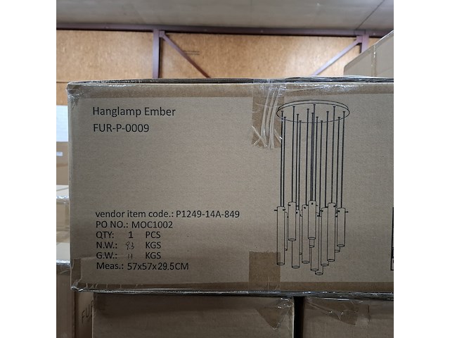 Hanglamp, furniqs, ember - afbeelding 3 van  3