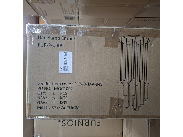 Hanglamp, furniqs, ember - afbeelding 3 van  3