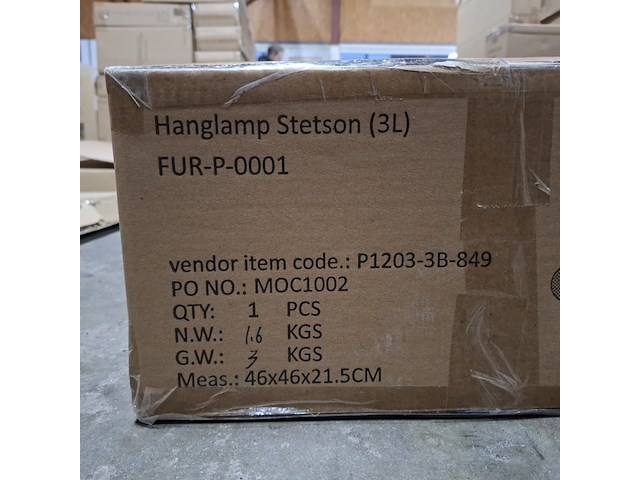 Hanglamp, furniqs, stetson - afbeelding 4 van  4