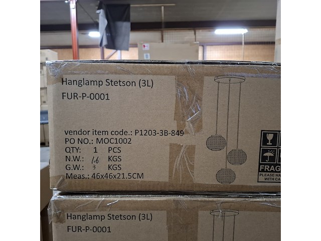 Hanglamp, furniqs, stetson - afbeelding 3 van  3