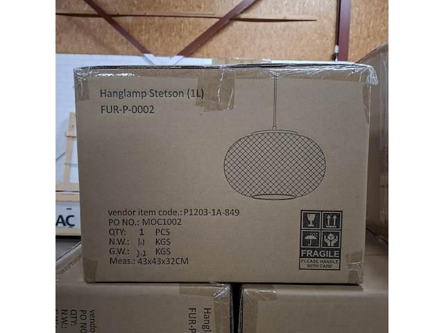 Hanglamp, furniqs, stetson - afbeelding 3 van  3