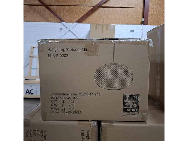 Hanglamp, furniqs, stetson - afbeelding 3 van  3