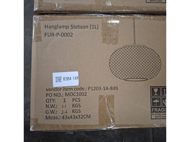 Hanglamp, furniqs, stetson - afbeelding 3 van  3