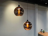 Hanglamp glazen bol (2x) - afbeelding 1 van  4