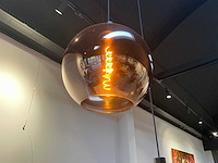 Hanglamp glazen bol (2x) - afbeelding 4 van  4