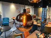 Hanglamp glazen bol (3x) - afbeelding 3 van  4