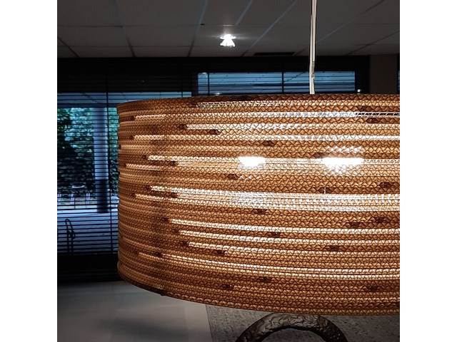 Hanglamp graypants, drum 24, blonde - afbeelding 3 van  6