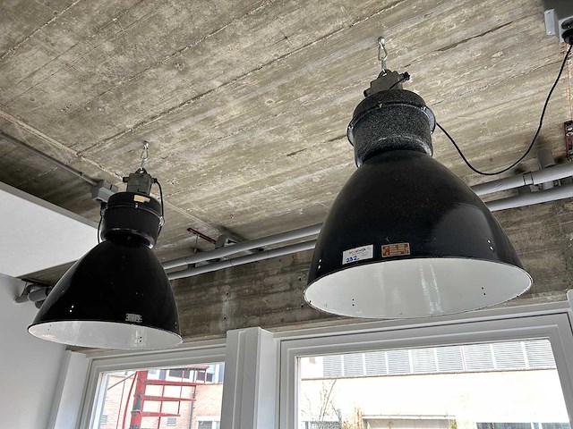 Hanglamp industrieel (2x) - afbeelding 1 van  3