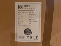 Hanglamp label51, rope, light grey