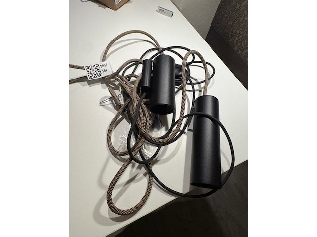 Hanglamp, lodes, cima, zwart - afbeelding 2 van  2