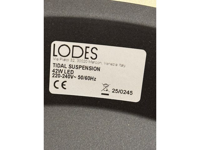 Hanglamp, lodes, tidal suspension, goud - afbeelding 3 van  3