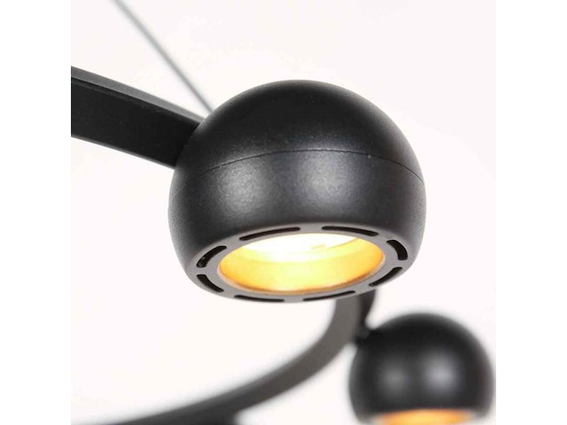 Hanglamp marcadore rond steinhauer, 4136zw, zwart, bouwjaar 2025, nieuw in doos - afbeelding 4 van  8
