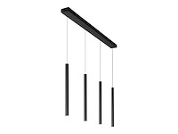 Hanglamp mat zwart 120cm - afbeelding 2 van  3