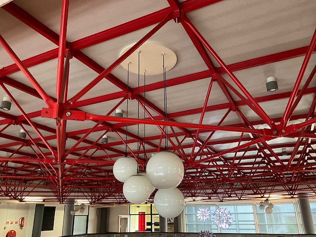 Hanglamp met 5 bollen (8x) - afbeelding 2 van  4