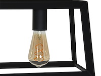 Hanglamp met 5 x een e27 fitting, mexlite, buckley 2675zw, zwart, 2027 - afbeelding 4 van  5