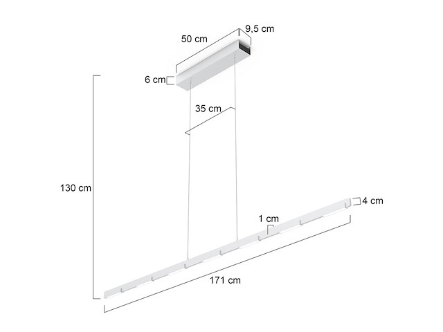 Hanglamp met cable lift, steinhauer, bloc 3297st, staal, 2026 - afbeelding 4 van  4