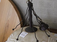 Hanglamp met glazen kap doorsnede 50 cm. - afbeelding 2 van  2