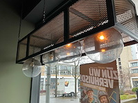 Hanglamp met metalen frame - afbeelding 2 van  4