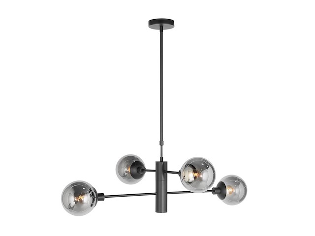 Hanglamp met onderlicht, steinhauer, constellation 3804zw, zwart, 2026 - afbeelding 1 van  4