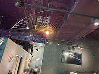 Hanglamp met open draadframe kap - afbeelding 3 van  3