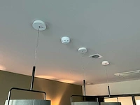 Hanglamp met stoffen kap (3x) - afbeelding 3 van  3