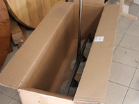 Hanglamp met vier lichtpunten breedte circa 120 cm en hoogte 90 cm. - afbeelding 2 van  2