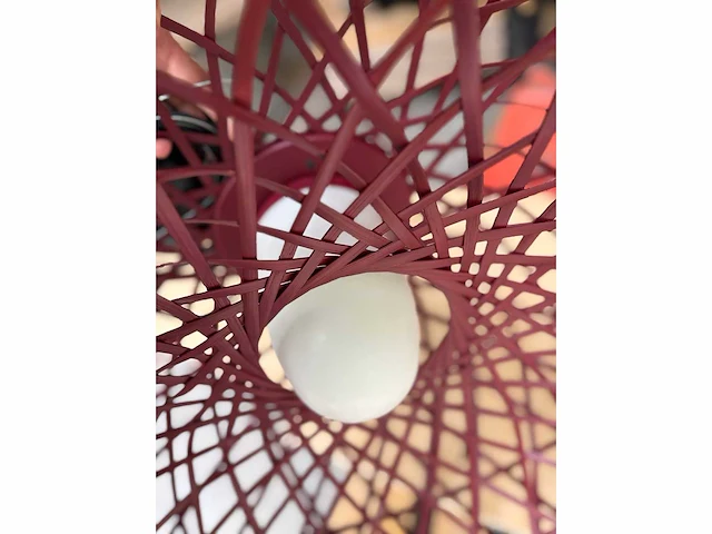 Hanglamp moooi emperor rood ø 60 x h 43 cm (2x) - afbeelding 4 van  6
