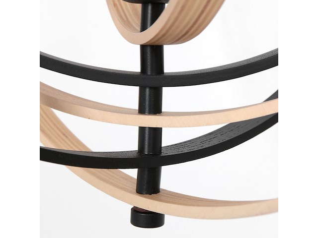 Hanglamp muoversi anne light, 3491be, zwart, beuken, bouwjaar 2025, nieuw in doos - afbeelding 4 van  7