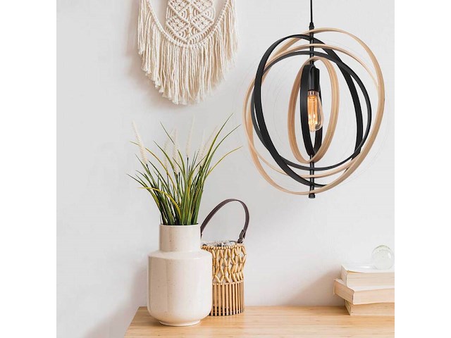 Hanglamp muoversi anne light, 3491be, zwart, beuken, bouwjaar 2025, nieuw in doos - afbeelding 1 van  7