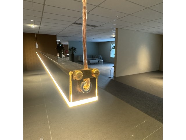 Hanglamp piet hein eek, line, brass - afbeelding 2 van  4
