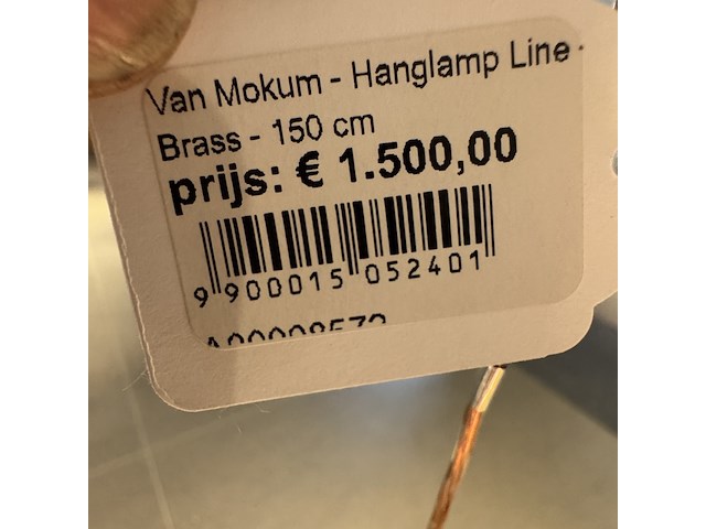 Hanglamp piet hein eek, line, brass - afbeelding 3 van  4