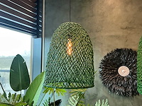 Hanglamp riet (3x) - afbeelding 2 van  5