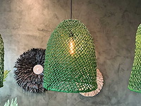 Hanglamp riet (3x) - afbeelding 3 van  5