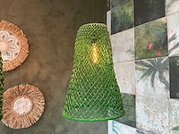 Hanglamp riet (3x) - afbeelding 3 van  3