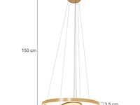 Hanglamp ringlux steinhauer, 3514go, goud, nieuw in doos - afbeelding 4 van  7