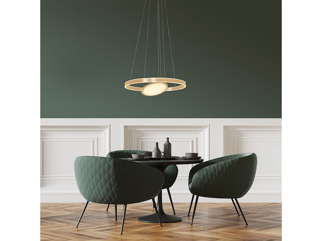 Hanglamp ringlux steinhauer, 3514go, goud, nieuw in doos - afbeelding 2 van  7