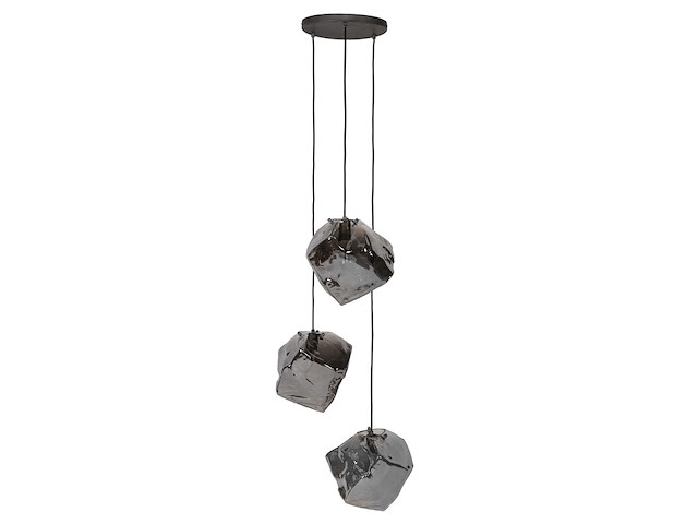 Hanglamp rock chromed getrapt - afbeelding 1 van  3