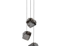 Hanglamp rock chromed getrapt - afbeelding 1 van  3