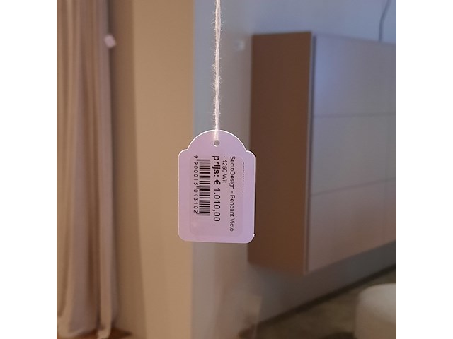 Hanglamp sectodesign, victo, wit - afbeelding 2 van  6