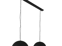 Hanglamp semicirkel steinhauer, 2556zw, zwart, goud, nieuw in doos - afbeelding 4 van  8