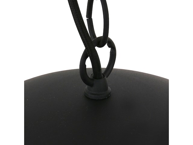 Hanglamp semicirkel steinhauer, 2556zw, zwart, goud, nieuw in doos - afbeelding 6 van  8