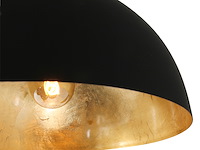 Hanglamp semicirkel steinhauer, 2556zw, zwart, goud, nieuw in doos - afbeelding 6 van  7